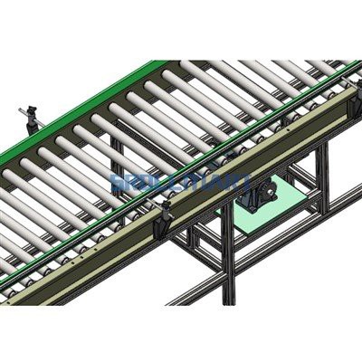 Μεταφορέας κυλίνδρου με κίνηση με αλυσίδα